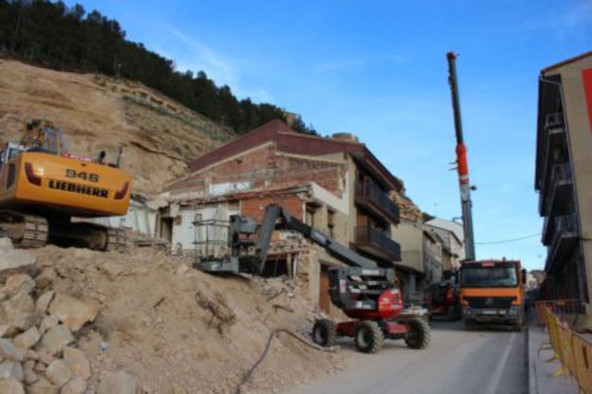 alcaniz derrumbe casa