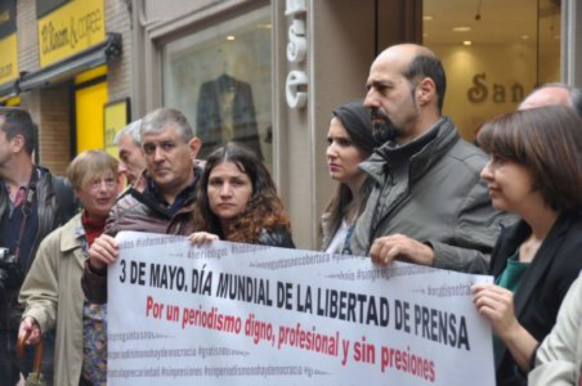 concentracion periodismo zaragoza