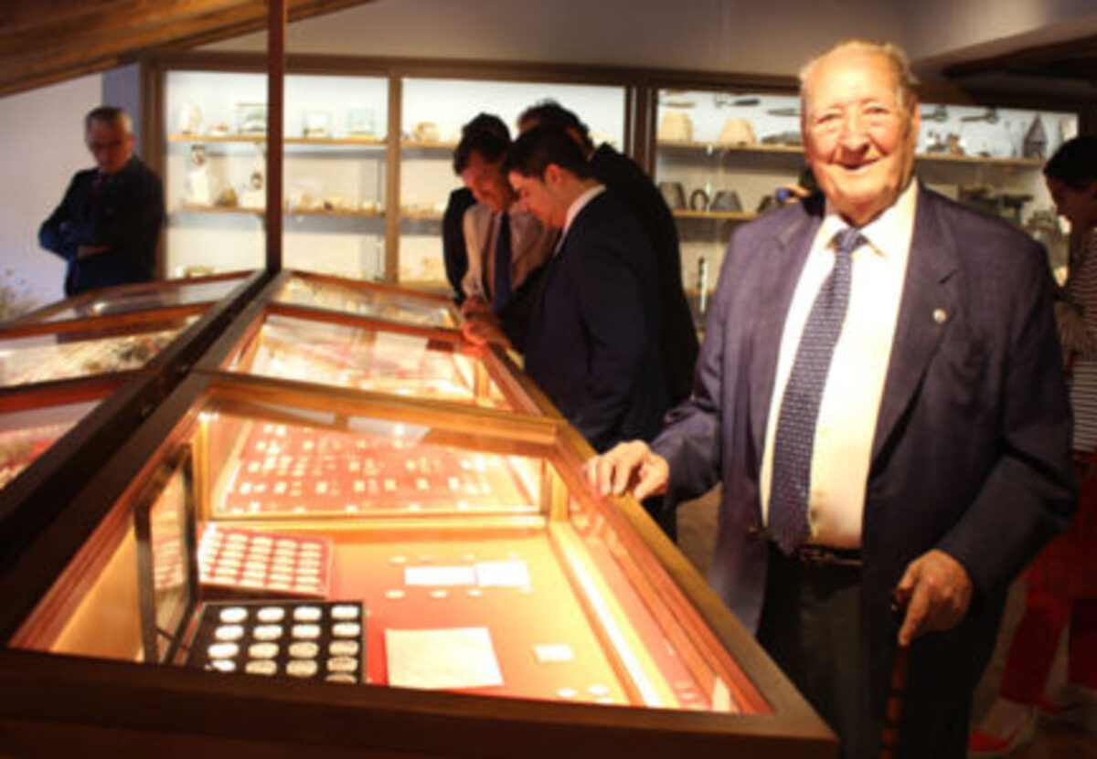 Miguel Gargallo, en julio de 2017, durante la inauguración del Centro de Interpretación en el que invirtió 1,2 millones