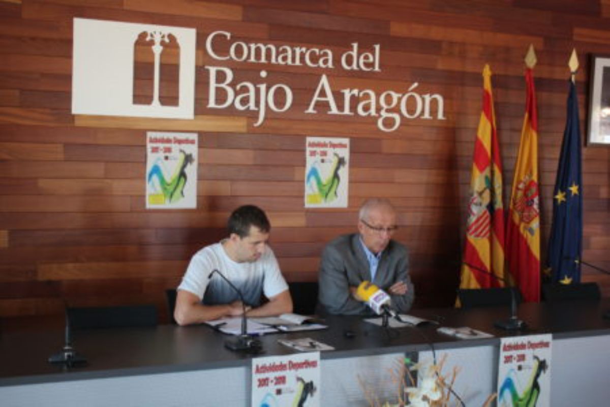 presentacion actividades deportivas comarca bajo aragon