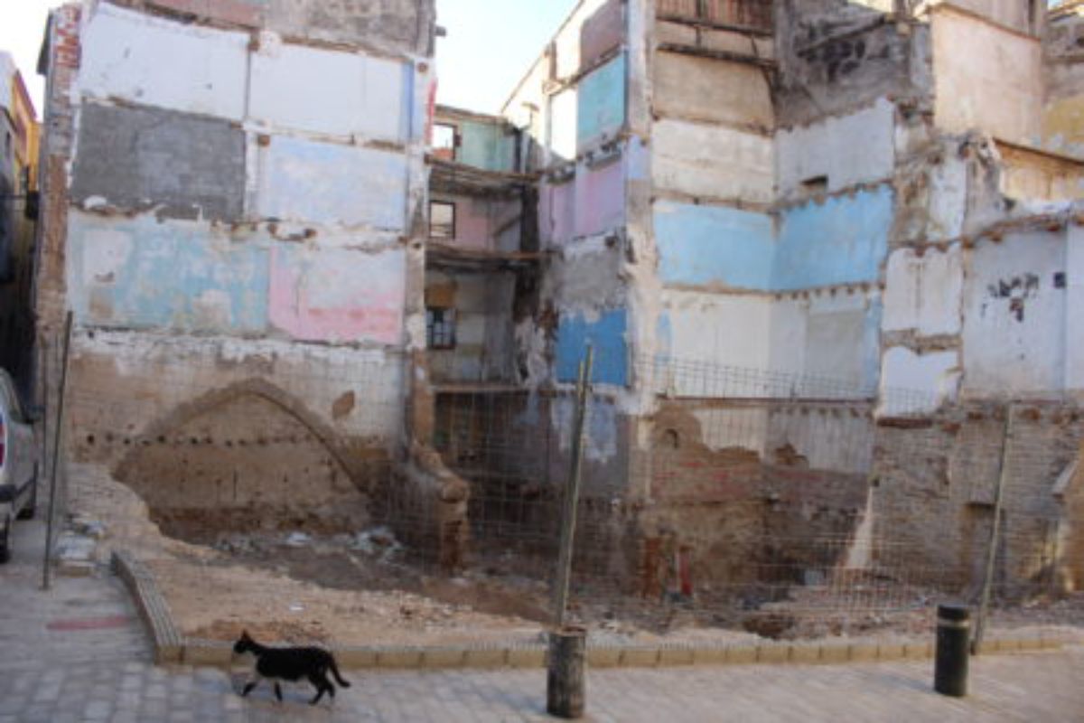 almudines calles alcaniz derribo arru