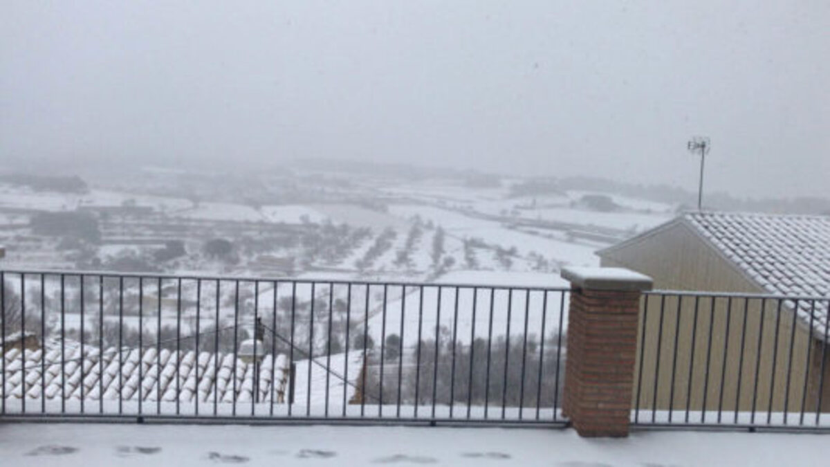 Nieve en Monroyo