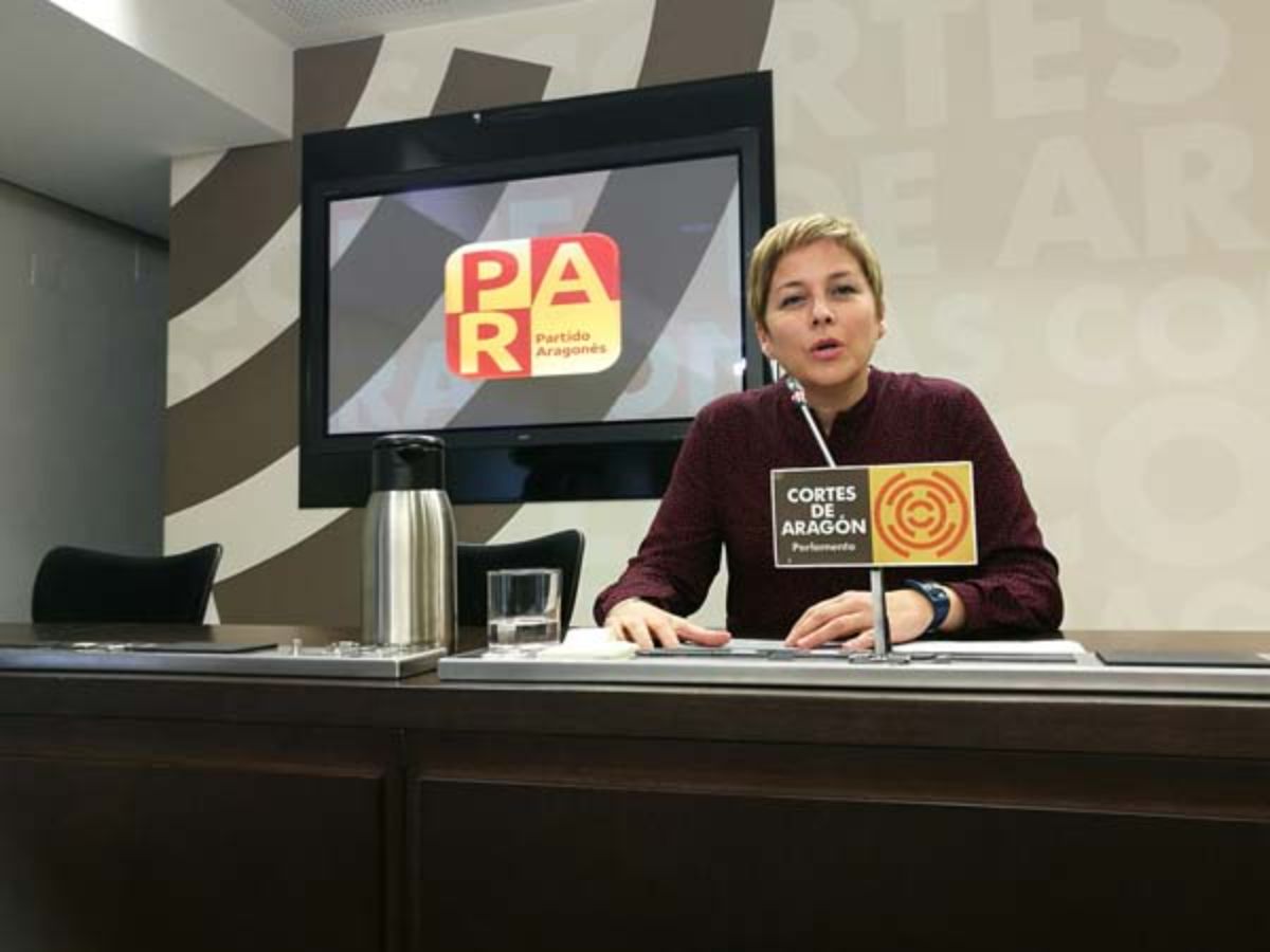 Berta Zapater es diputada del PAR en las Cortes