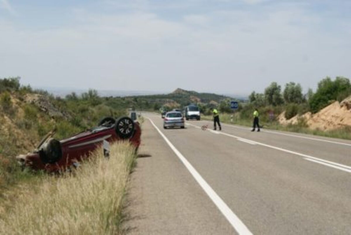Imagen de archivo de un accidente en la N-232