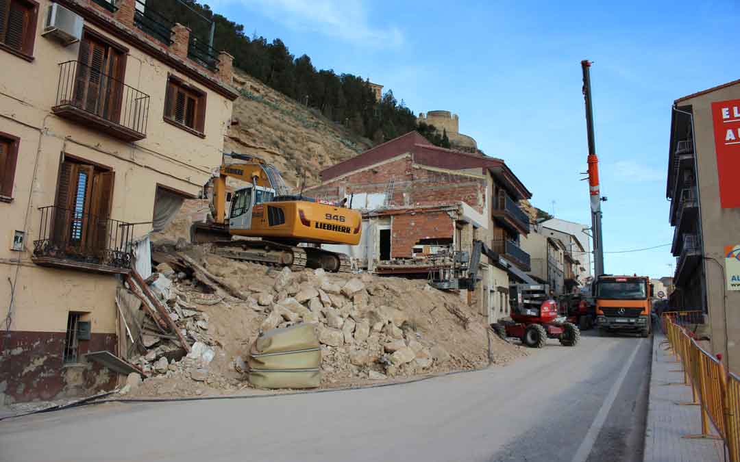 Foto de archivo del derrumbe del cerro Pui Pinos