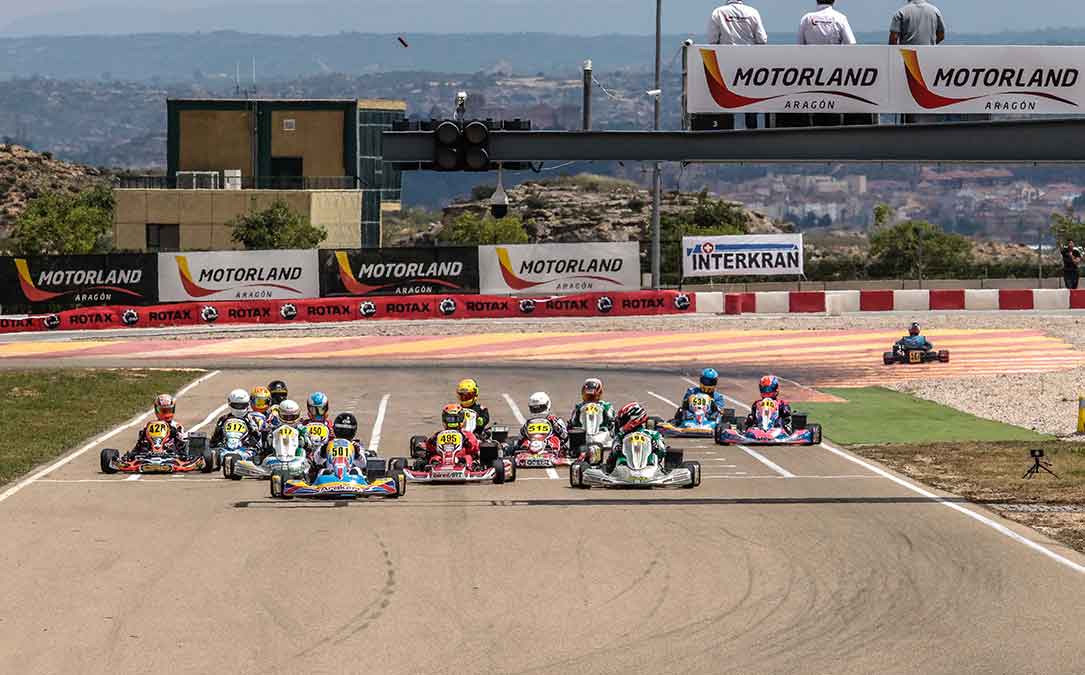 karting campeonato aragon y rotax series