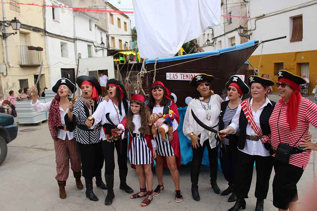 Carroza del barco pirata en Castelnou