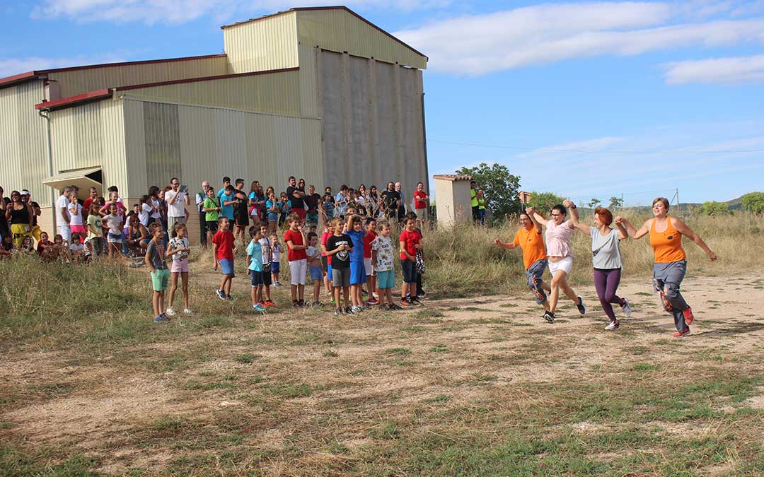 Las cuatro participantes en categoria femenina