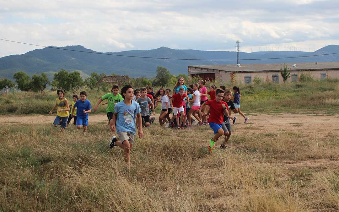Los mas jovenes lo pasaron en grande durante la carrera