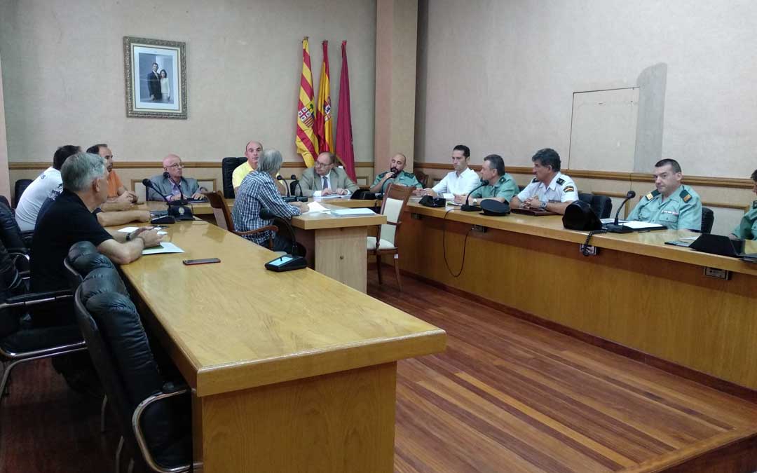 Los grupos técnicos han trabajado en el diseño de medidas y dispositivos de seguridad que se desplegarán en la ciudad de Alcañiz