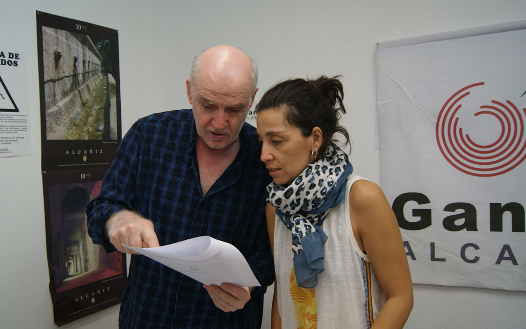 José Antonio Benavente y María Milian este martes durante la rueda de prensa.