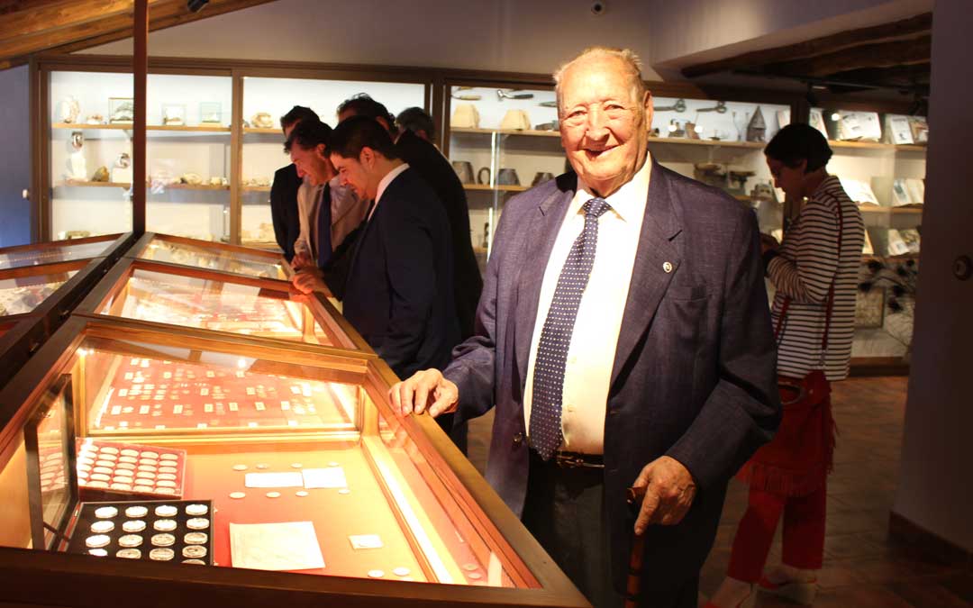 Miguel Gargallo, en julio de 2017, durante la inauguración del Centro de Interpretación en el que invirtió 1,2 millones