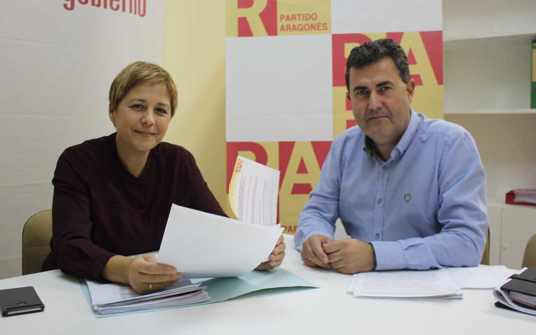 Los ediles Zapater y Orrios este miércoles en rueda de prensa sobre las ordenanzas