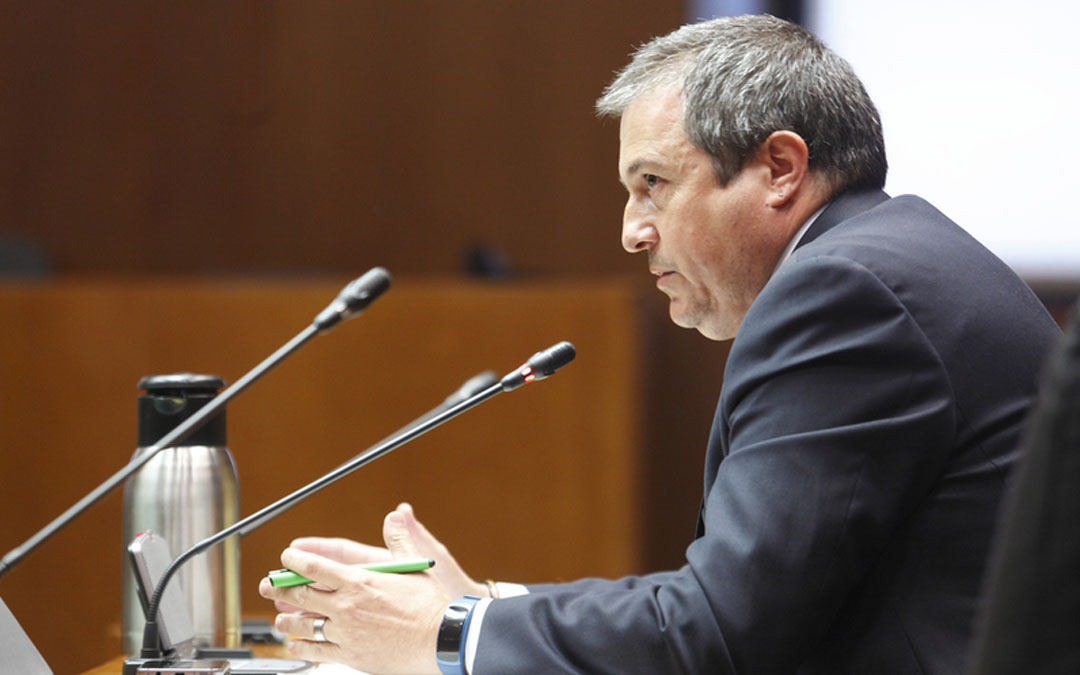 Luis Fernando Lanaspa, director general de Economía. CORTES DE ARAGÓN