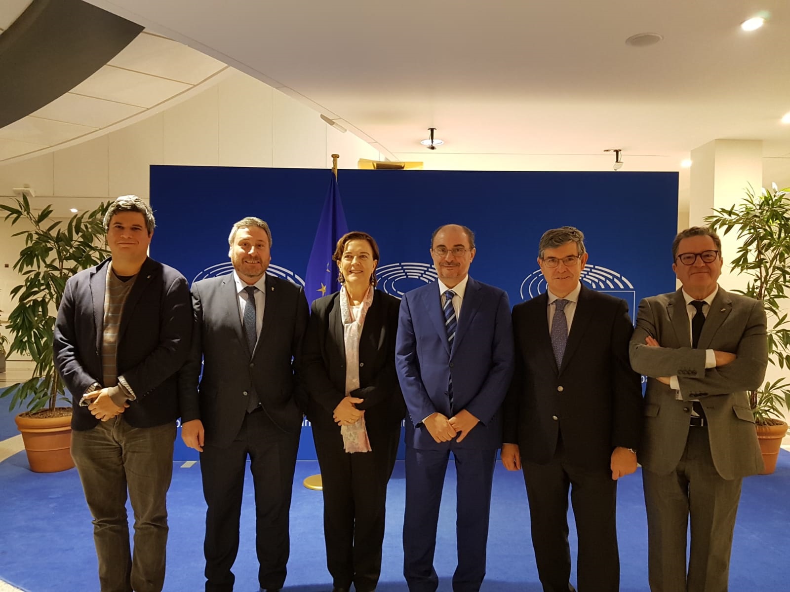Delegación aragonesa y valenciana en Bruselas
