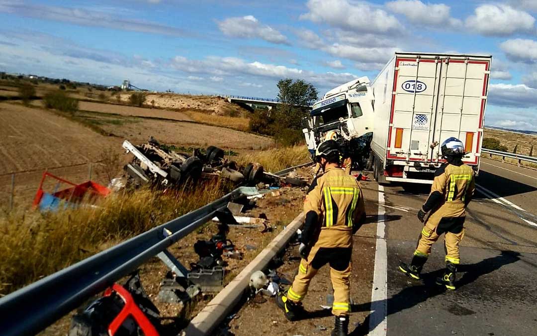 Accidente mortal este mediodía en Fuentes. DPZ