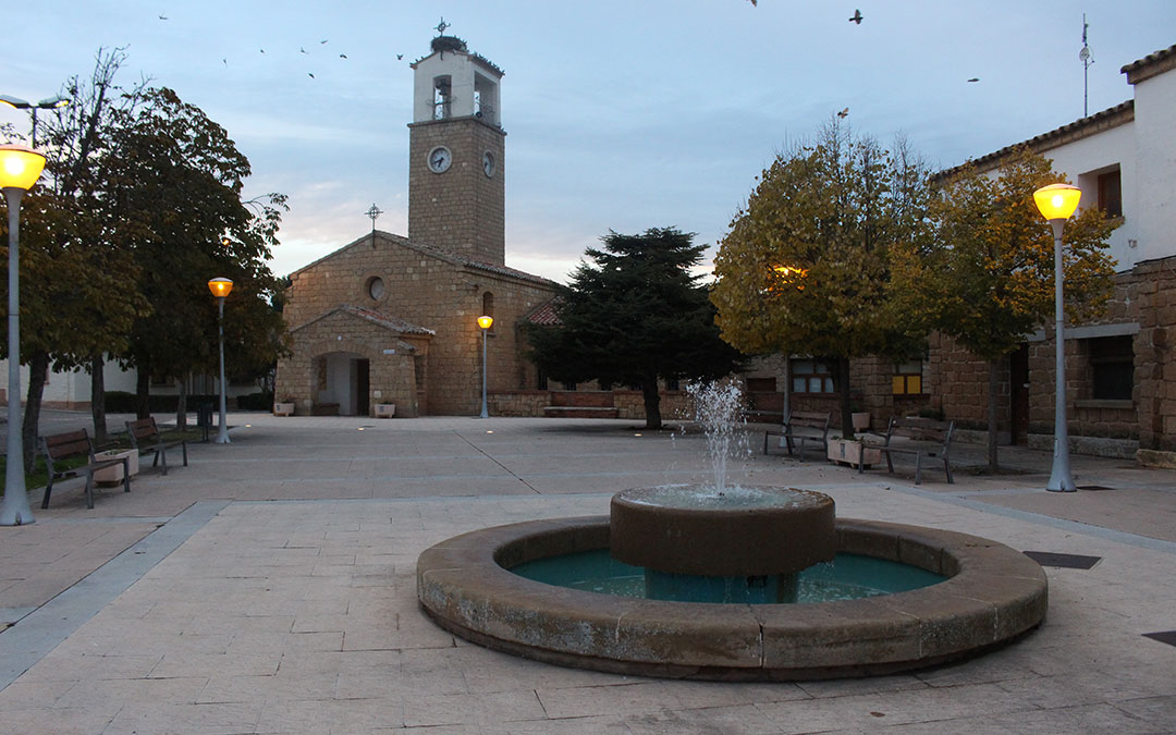 Imagen de archivo de la plaza de Valmuel./ P.M.