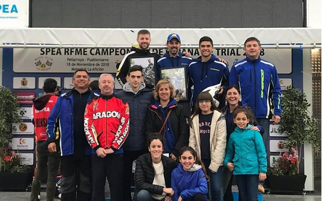El Club Trial Matarraña consiguió el tercer puesto en puntuación. Raúl Guimerá quedó segundo en Junior.