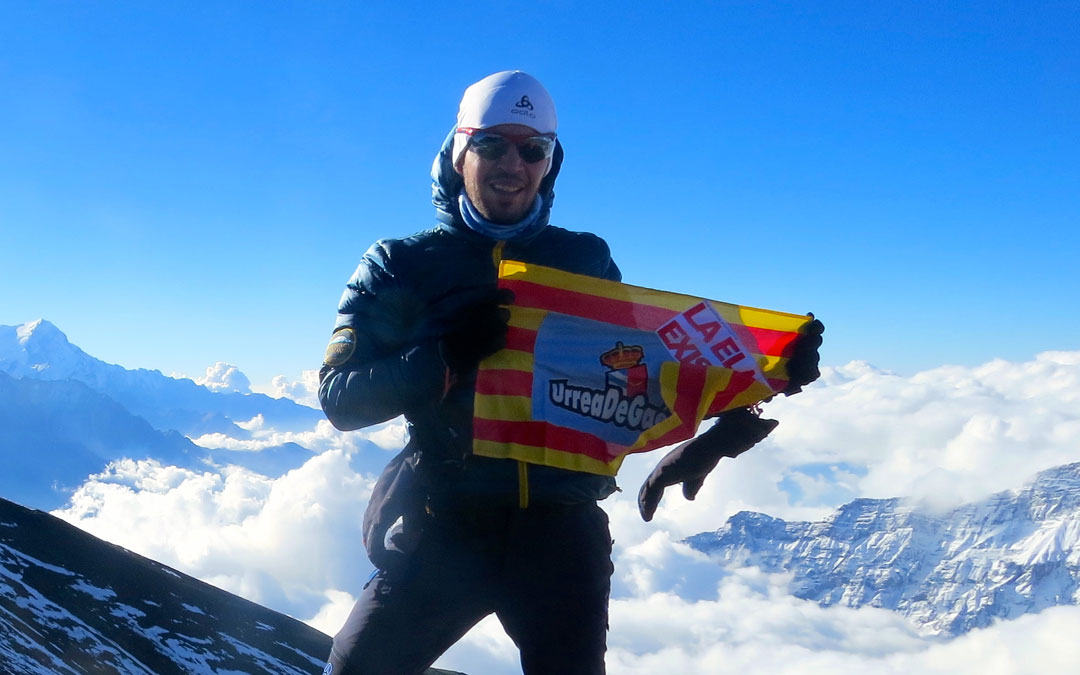 Arista cimera del Thapa Peak, donde reivindicó Urrea y la ELA