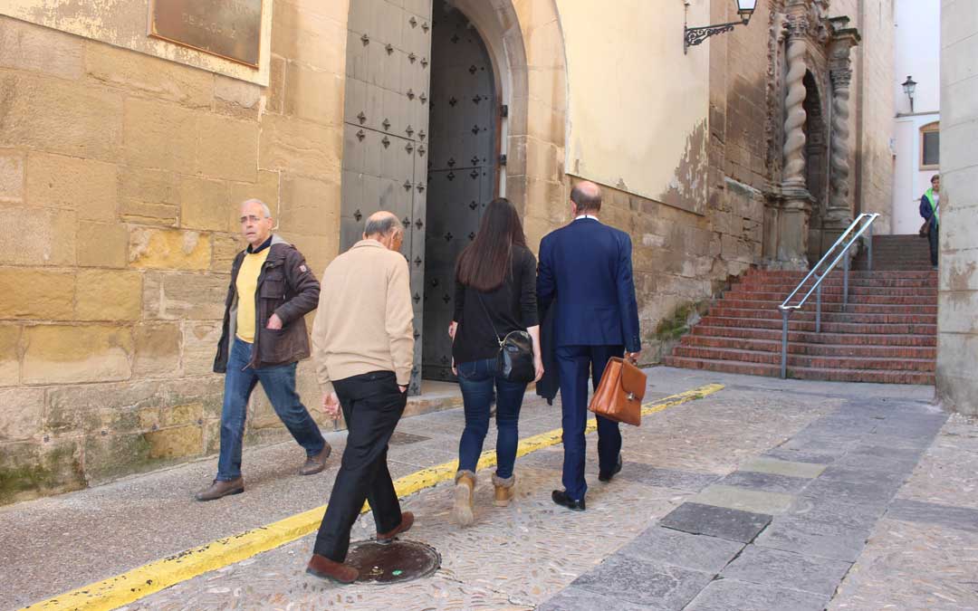 Foto de archivo de las declaraciones en el Juzgado de Alcañiz