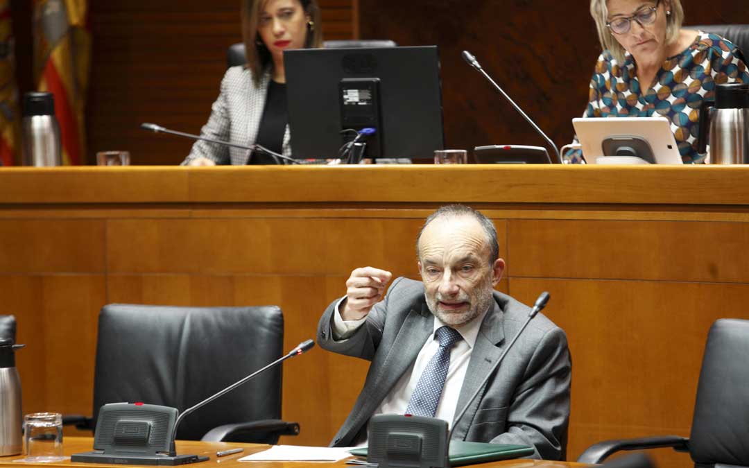 El director del IAF, Ramón Tejedor, en su comparecencia en la comisión de las Cortes
