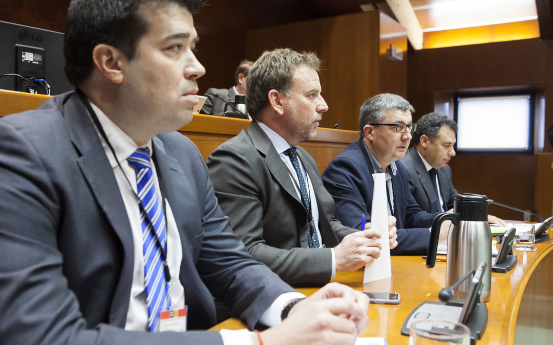 Los representantes de los sectores estratégicos de Aragón comparecieron ayer en la sesión de la comisión especial por el futuro de Andorra