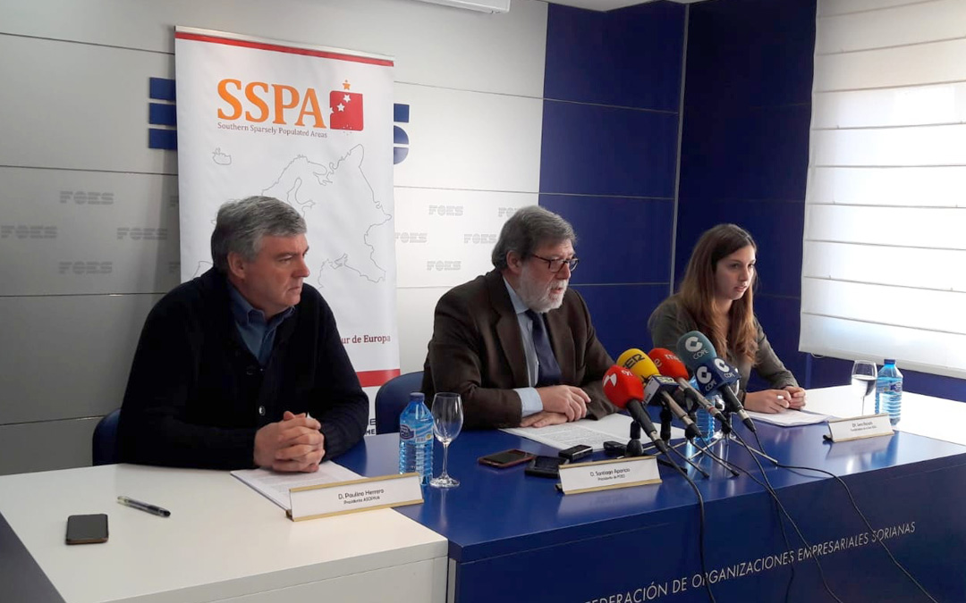 Representantes de la red SSPA han explicado algunas de las enmiendas sobre despoblación presentadas en Europa.