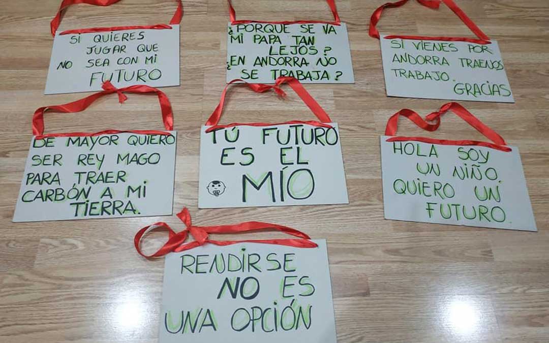 Los niños encabezarán la manifestación de Andorra por el futuro de la provincia de Teruel