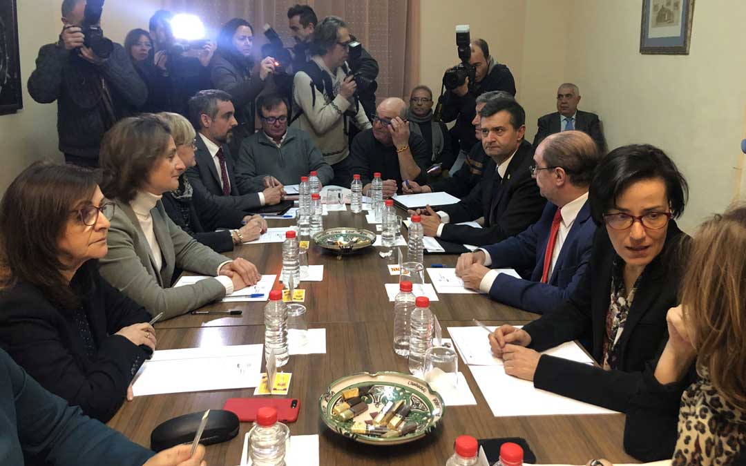 Reunión de la ministra con autoridades y agentes sociales este miércoles en el Ayuntamiento de Andorra