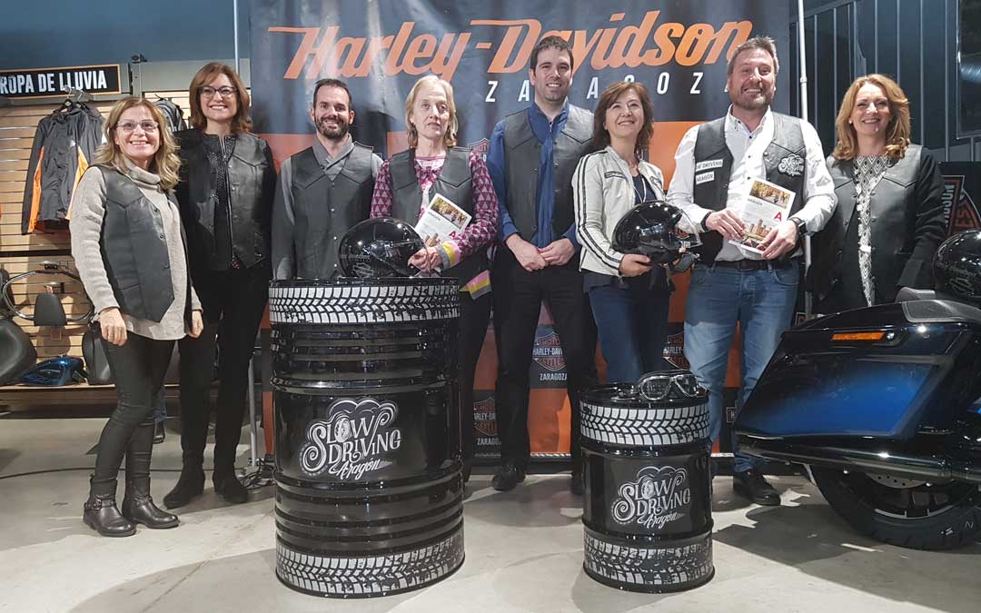 Las rutas de slowdriving fueron presentadas ayer en Zaragoza