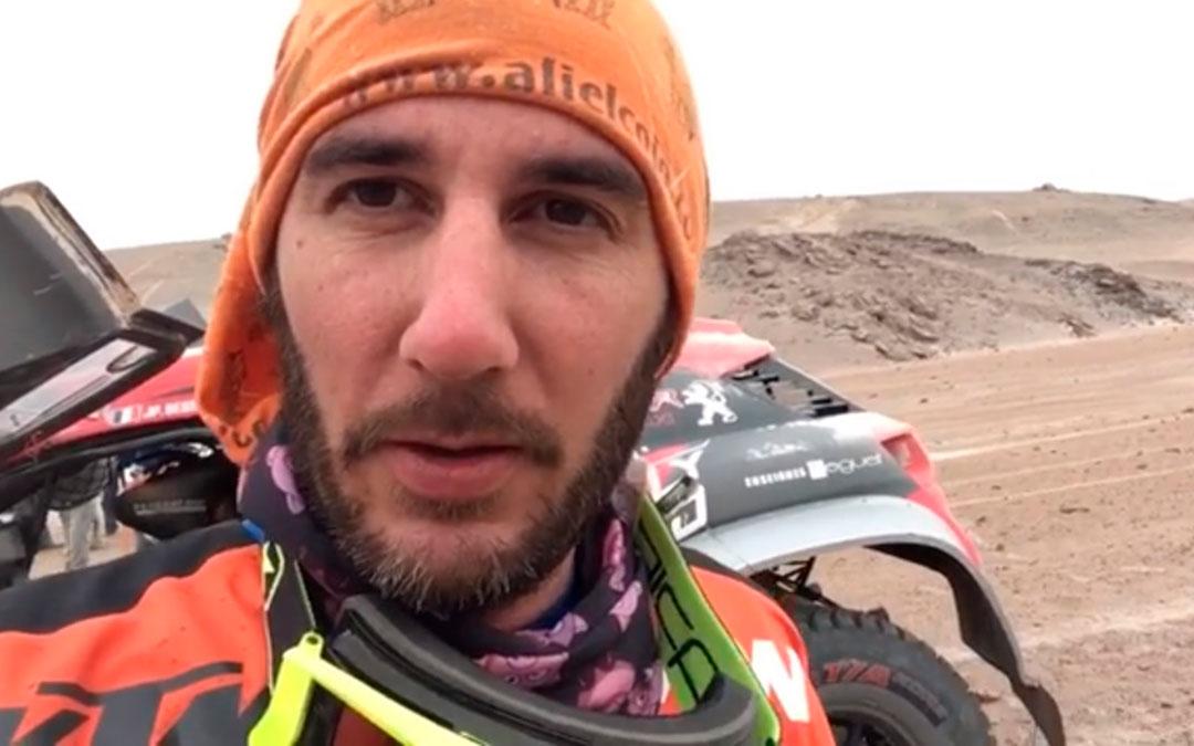 victor rivera dakar etapa 4 abandono