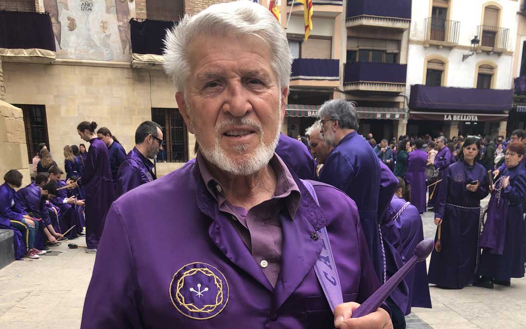 Miguel Vallés, esta Semana Santa en Calanda, su querido y siempre presente pueblo