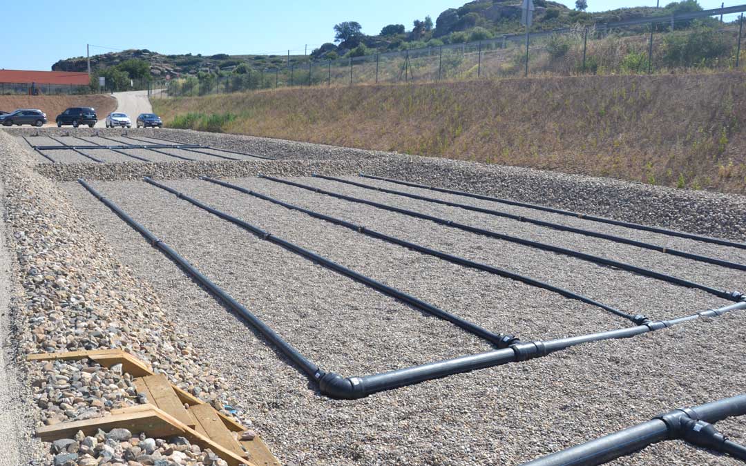 La depuradora proyectada en Aguaviva tendrá unas características similares a la instalada en Castelserás, en la imagen.