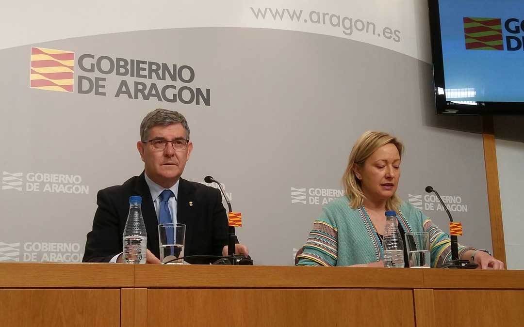 Vicente Guillén y Marta Gastón explicaron los pormenores del proyecte este miércoles tras el Consejo de Gobierno.