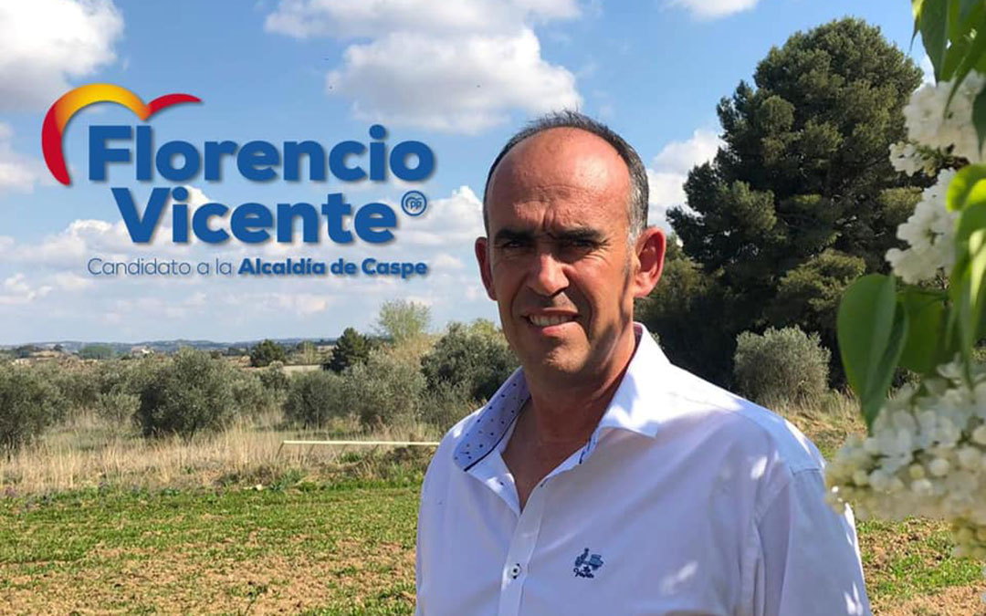 Imagen oficial de la candidatura de Vicente.