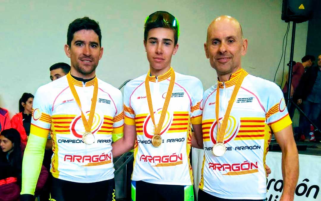 ivan romero javier zaera carlos pina campeonato aragon btt xco