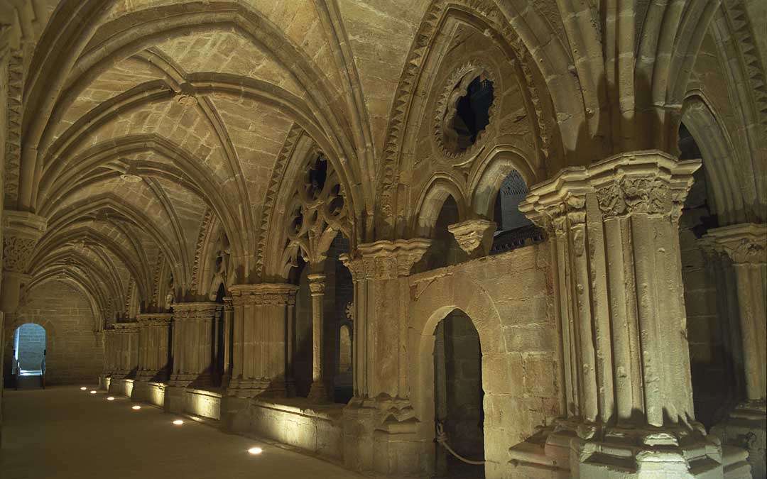 Una de las partes patrimoniales de Rueda que se pueden visitar a través de Turismo de Aragón