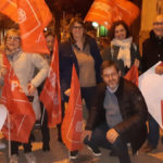 PSOE de Alcaniz en la noche del jueves.