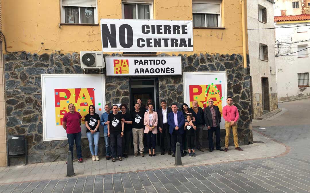 Arturo Aliaga junto a Juan Ciércoles, en la presentación de la lista del PAR a la alcaldía de Andorra