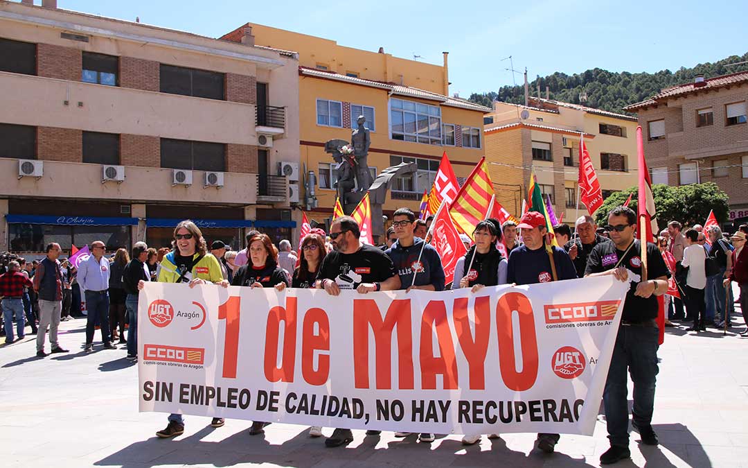 cabecera manifestacion andorra 1 de mayo