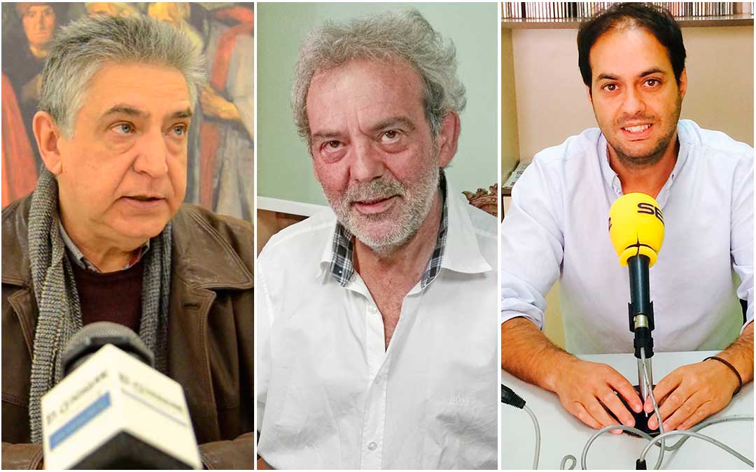 Los tres implicados: Antonio Tudó, Francisco Domenech y Alfredo Maranillo.
