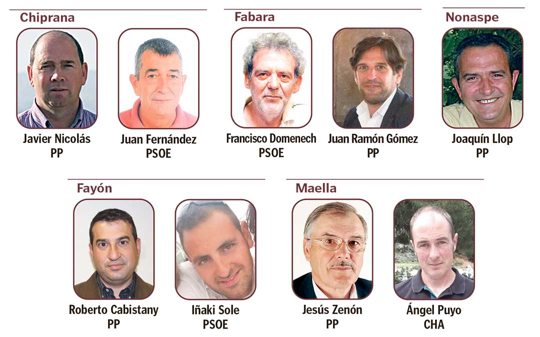 Fotos de los candidatos de los principales partidos
