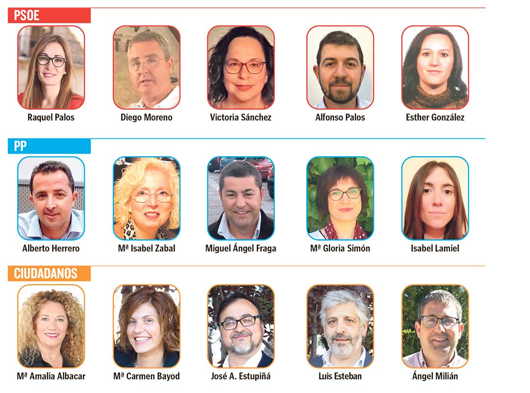 Tres partidos optan a la alcaldía de Calanda. Repiten PSOE y PP y entra Ciudadanos. Por contra desaparece el PAR