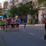 Grupo de atletas este domingo./ A.M.