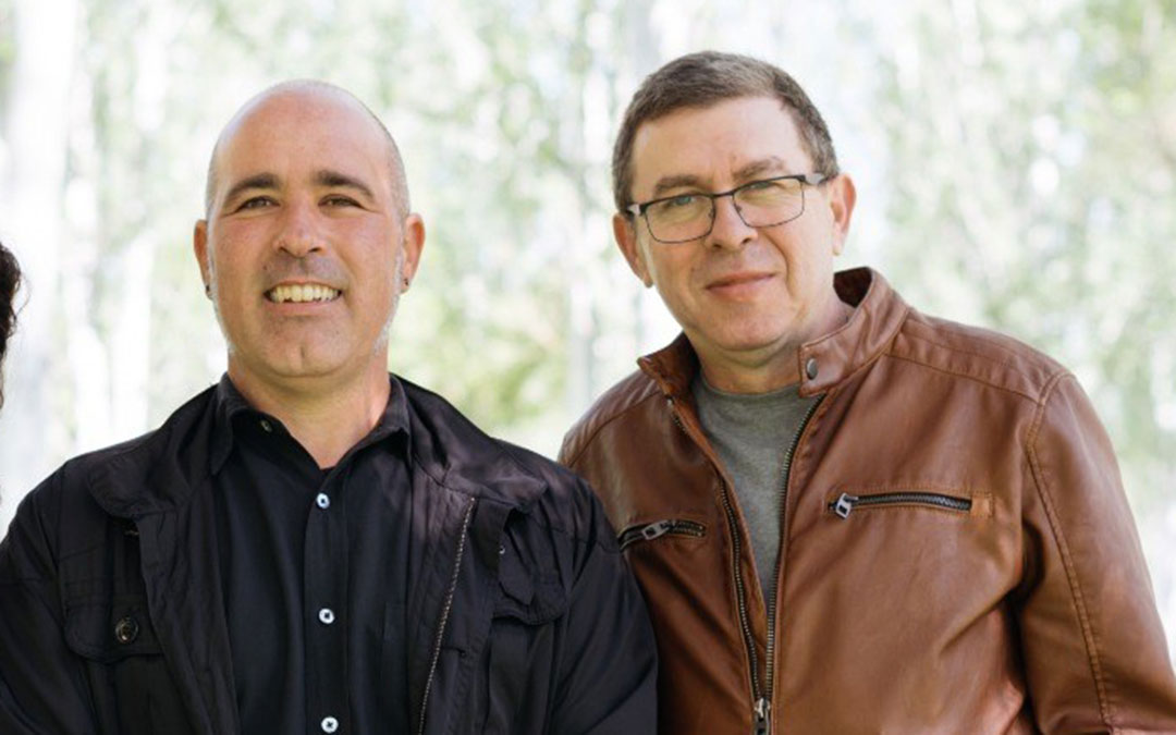 Rafael Guardia y Rafafel Lumbreras son los dos concejales de CHA en Caspe.