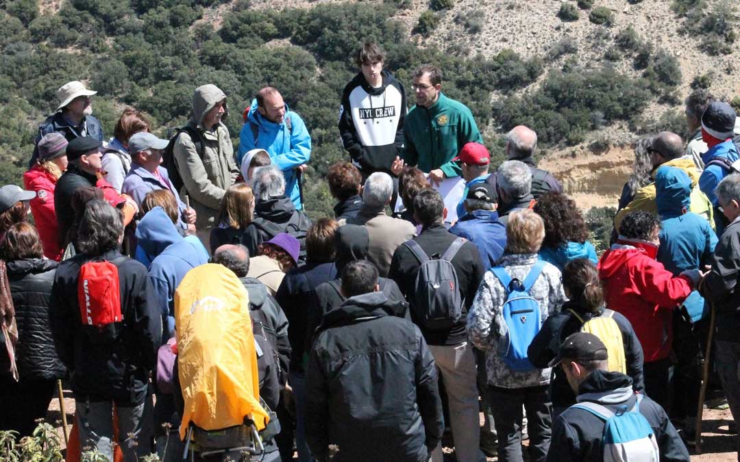 Los expertos explicaron a los presentes la presencia geológica de La Zoma