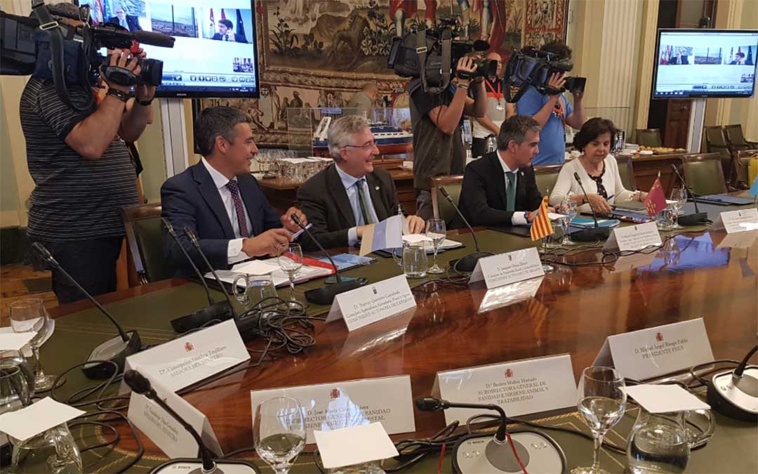Imagen de la Conferencia Sectorial de Agricultura y Desarrollo Rural, celebrada en Madrid. /Gobierno de Aragón