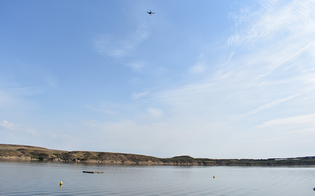 Durante la búsqueda se han utilizado drones para controlar las orillas.