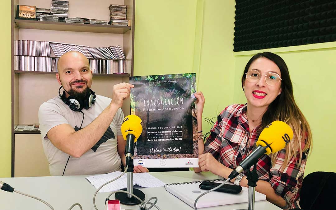 Alejandro Gimenez y Maria Latre pertenecen a la Asociación Casa Bosque.