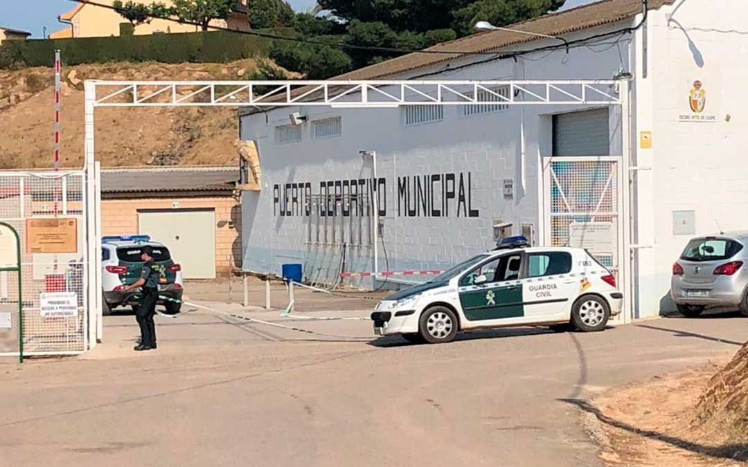 guardia civil caspe embarcadero pantano mar de aragon